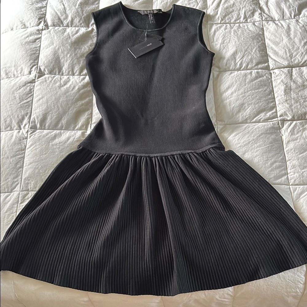 BCBGMaxAzria Black Fit and Flare Mini Dress